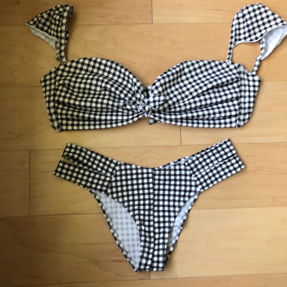 Montce Gingham Cabana Bikini Set